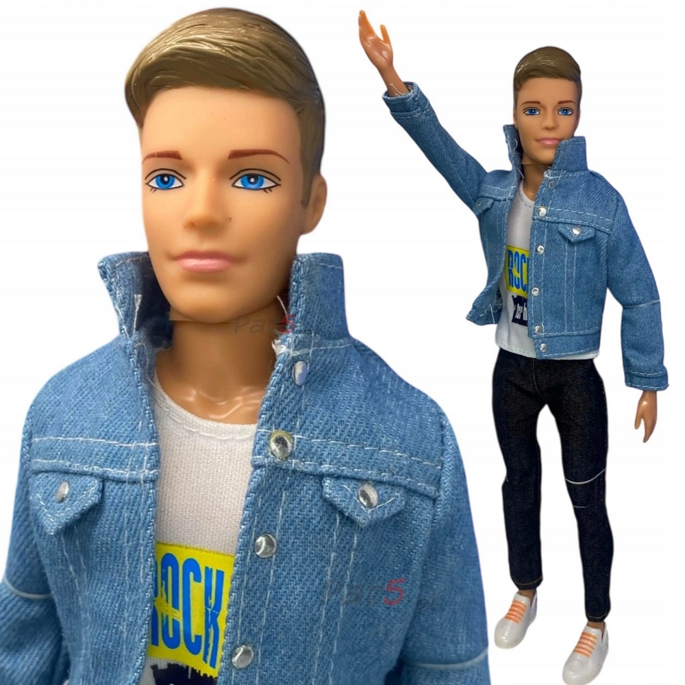 BÁBIKA KEN V JEANS BUNKE KEVIN DEFA OBLEČENIE PRE KEN + ZADARMO